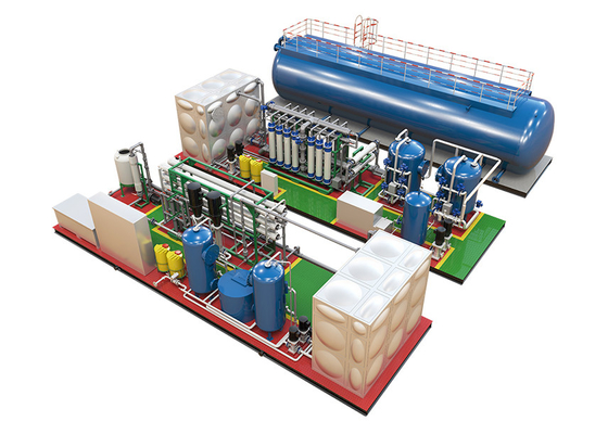 kopen Omgekeerd osmose systeem voor zeewater, zeewater ro systeem skid ontwerp online vervaardiging