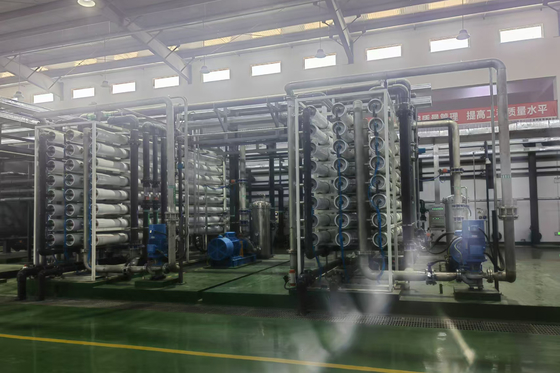 kopen Industriële dubbelstadium omgekeerde osmose systemen automatische besturing skid gemonteerd online vervaardiging