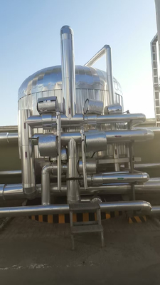 Multimedia waterfiltersystemen van roestvrij staal voor chemische farmaceutische energie-industrie