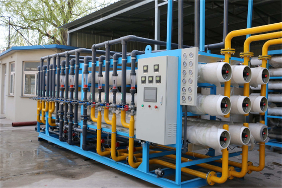 Industriële omgekeerde osmose-systemen met een hoge terugwinning voor het recyclen van waterbronnen